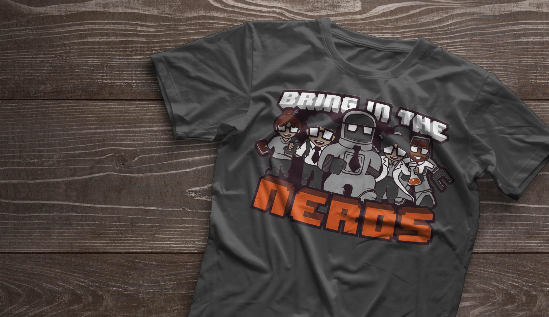 Bring in The Nerds Shirt Design